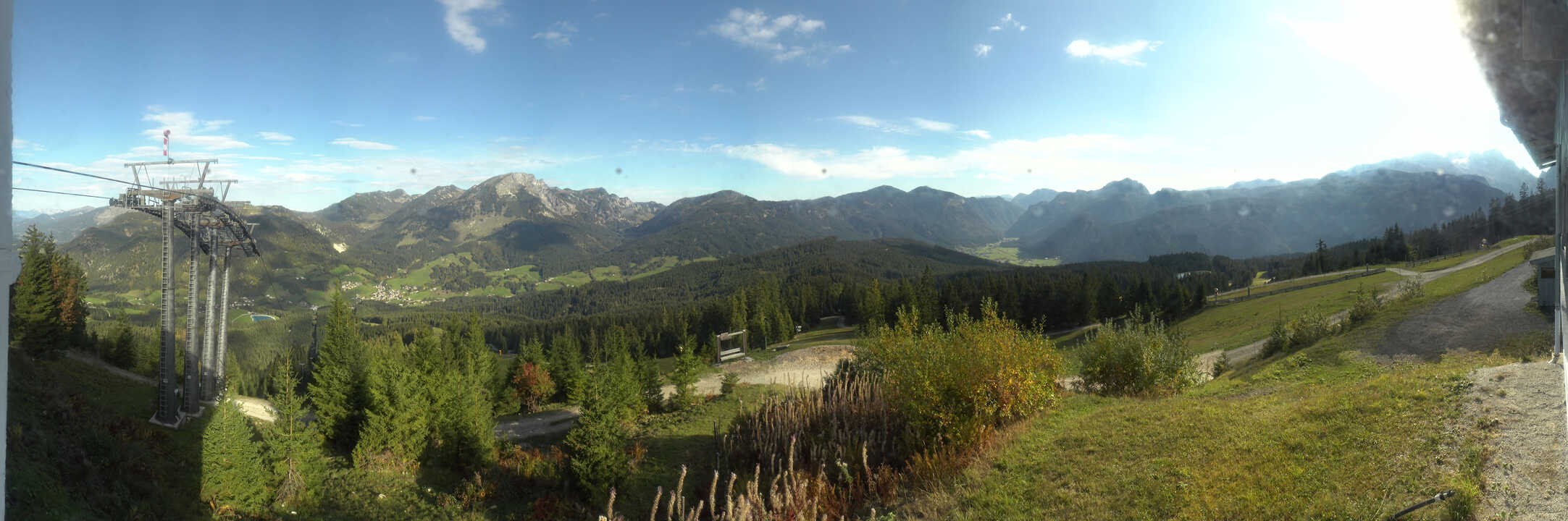 Archived image Webcam The top station Hornbahn