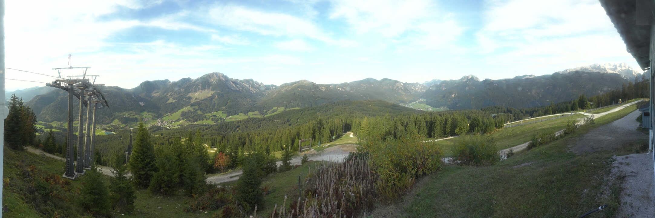 Archived image Webcam The top station Hornbahn