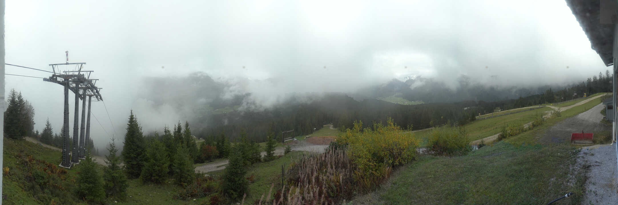 Archived image Webcam The top station Hornbahn