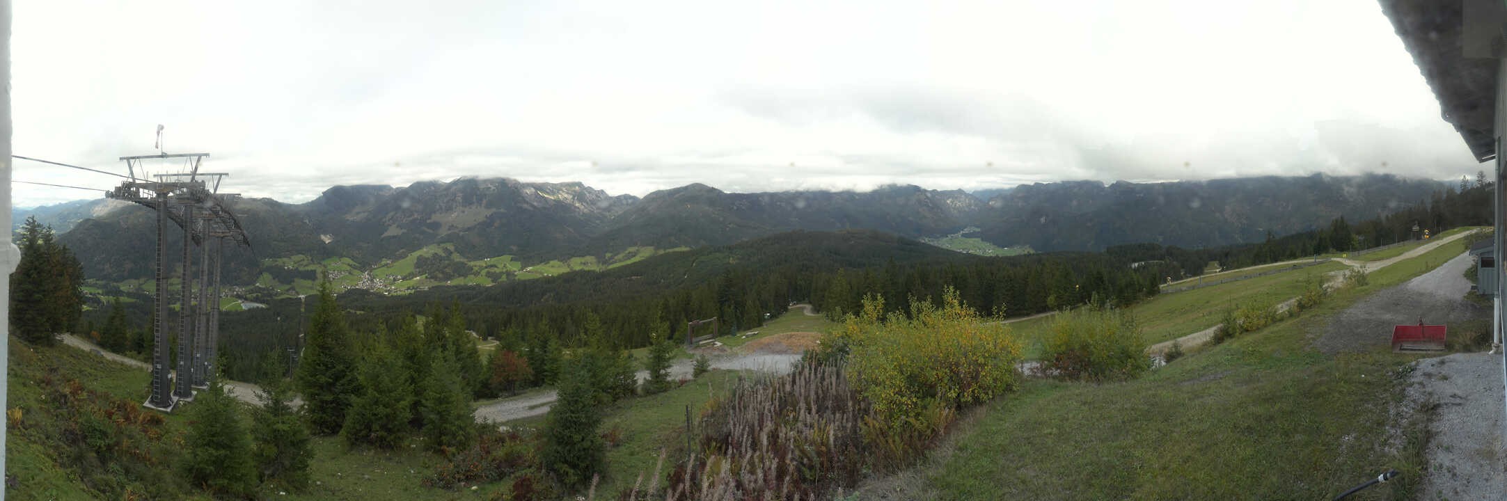 Archived image Webcam The top station Hornbahn