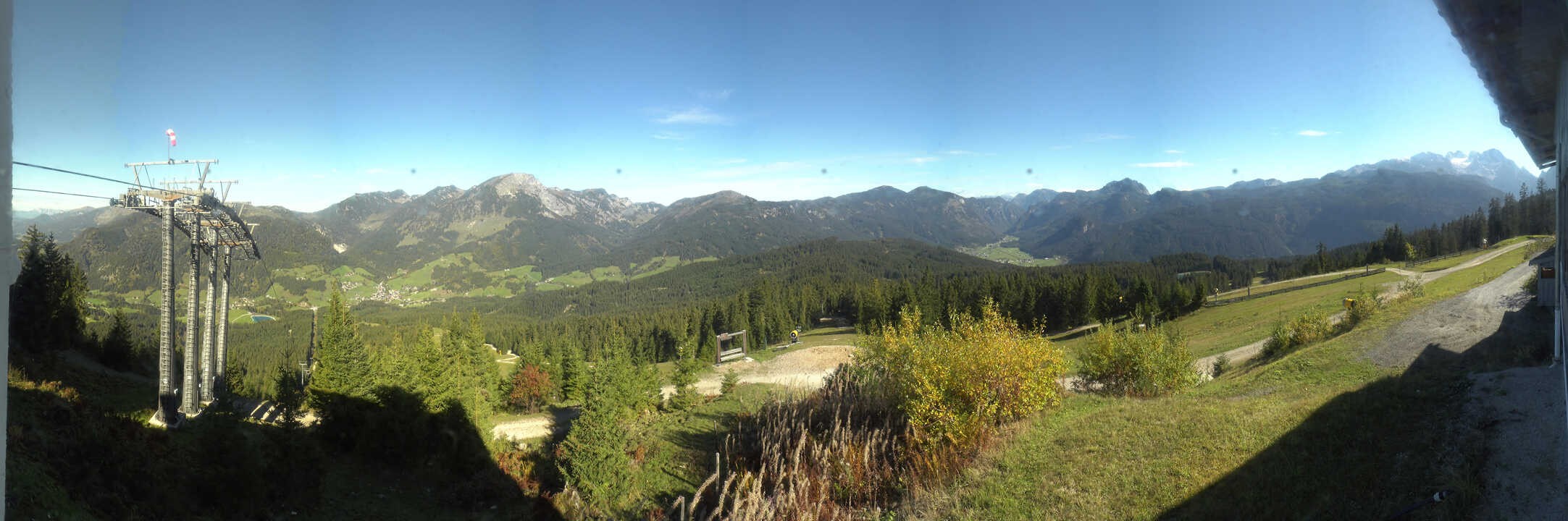 Archiv Foto Webcam Blick vom Hornspitz