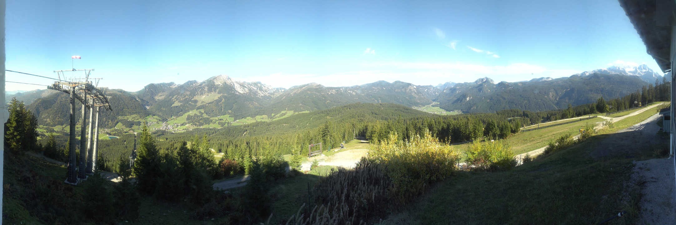 Archiv Foto Webcam Blick vom Hornspitz