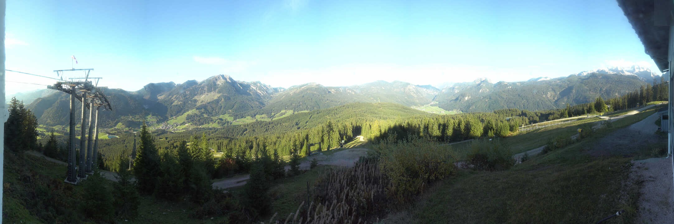 Archiv Foto Webcam Blick vom Hornspitz