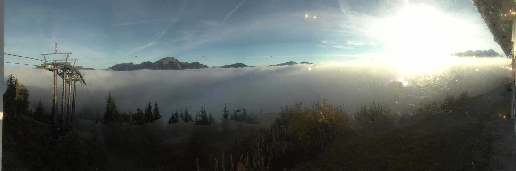 Archiv Foto Webcam Blick vom Hornspitz