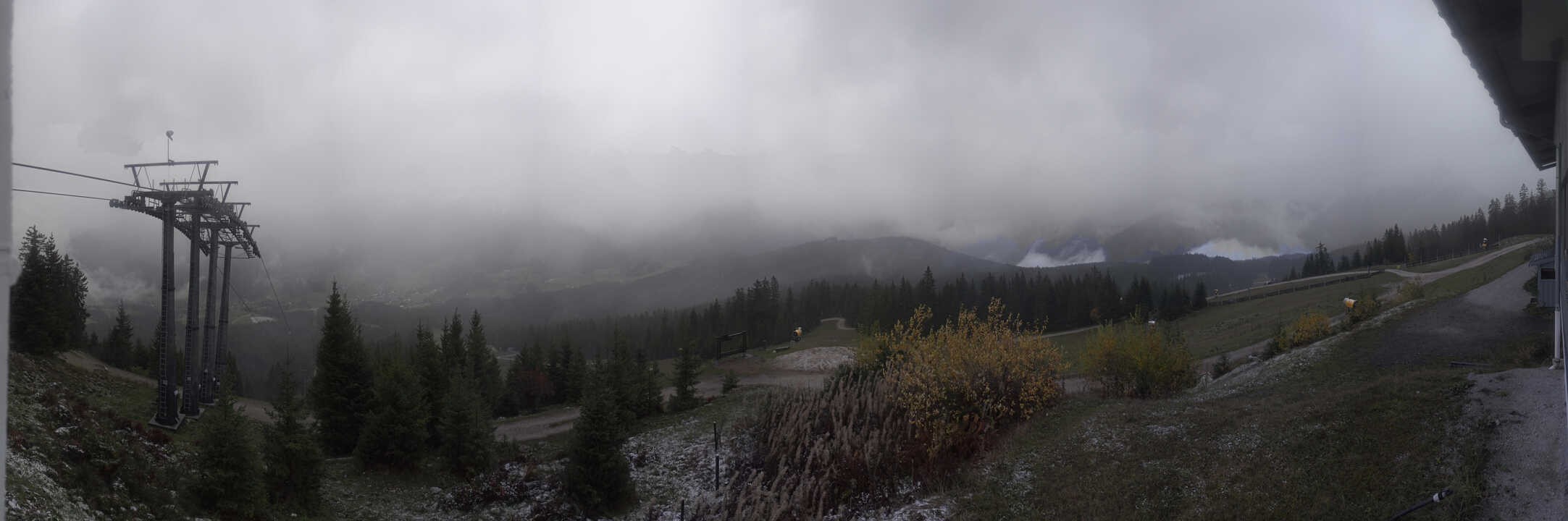 Archived image Webcam The top station Hornbahn