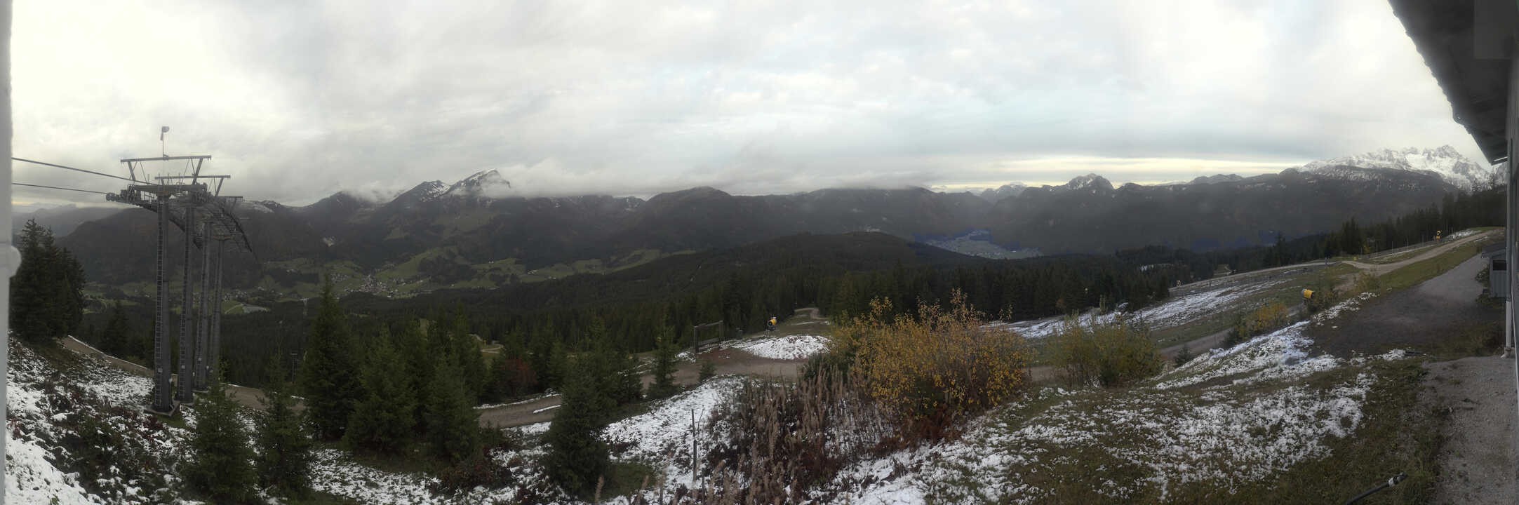 Archiv Foto Webcam Blick vom Hornspitz