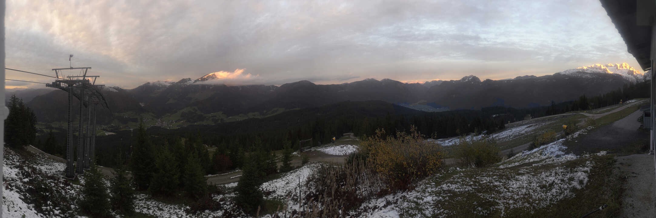 Archiv Foto Webcam Blick vom Hornspitz