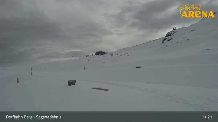 Archiv Foto Webcam Königsleiten: Bergstation Dorfbahn