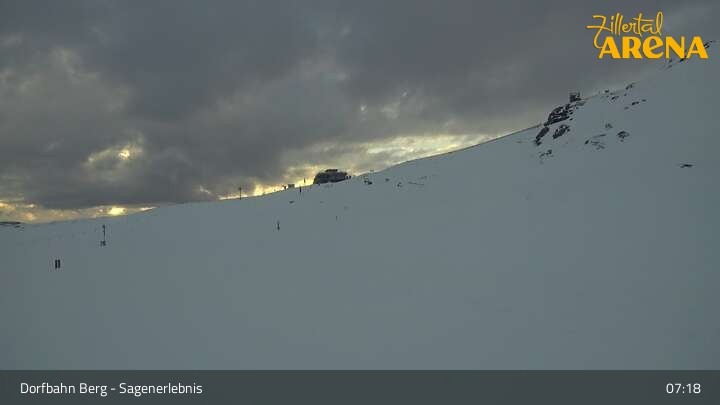 Archiv Foto Webcam Königsleiten: Bergstation Dorfbahn