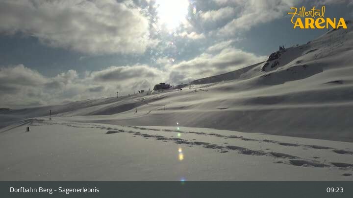 Archiv Foto Webcam Königsleiten: Bergstation Dorfbahn
