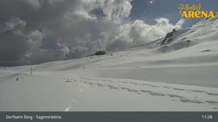 Archiv Foto Webcam Königsleiten: Bergstation Dorfbahn