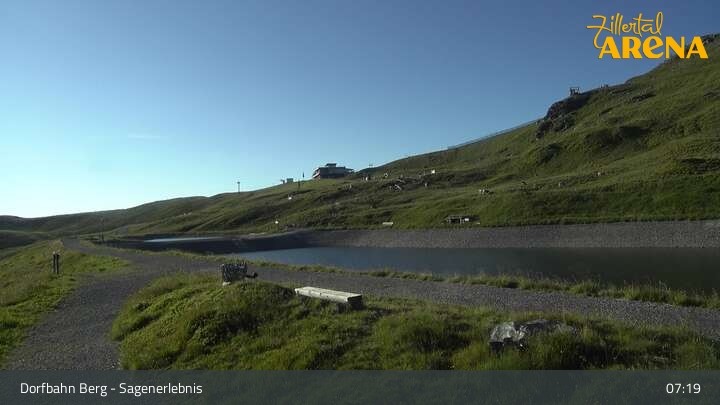 Archiv Foto Webcam Königsleiten: Bergstation Dorfbahn