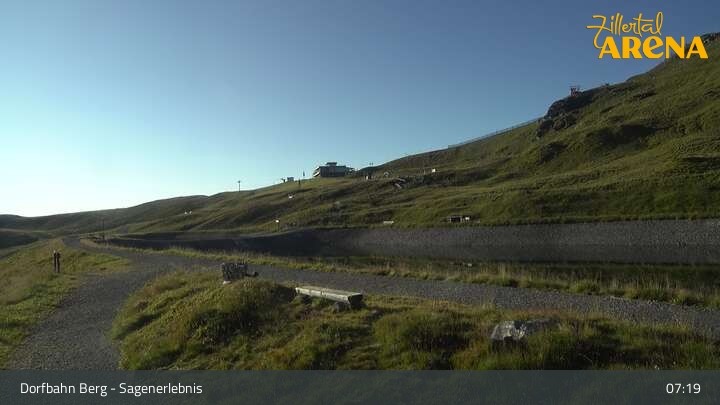 Archiv Foto Webcam Königsleiten: Bergstation Dorfbahn