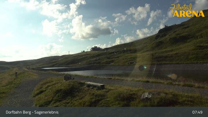 Archiv Foto Webcam Königsleiten: Bergstation Dorfbahn