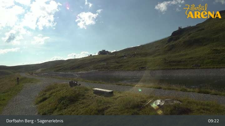 Archiv Foto Webcam Königsleiten: Bergstation Dorfbahn