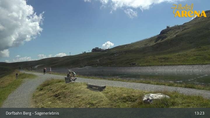 Archiv Foto Webcam Königsleiten: Bergstation Dorfbahn