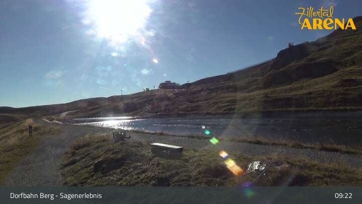 Archiv Foto Webcam Königsleiten: Bergstation Dorfbahn