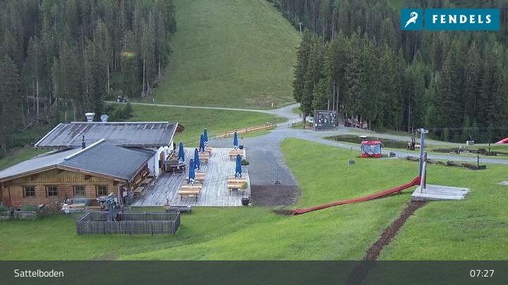 Archiv Foto Webcam Sattelboden (1.880m) Fendels
