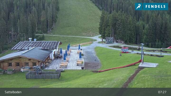 Archiv Foto Webcam Sattelboden (1.880m) Fendels