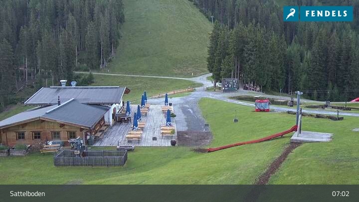 Archiv Foto Webcam Sattelboden (1.880m) Fendels