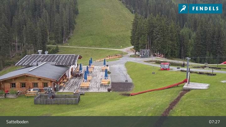 Archiv Foto Webcam Sattelboden (1.880m) Fendels