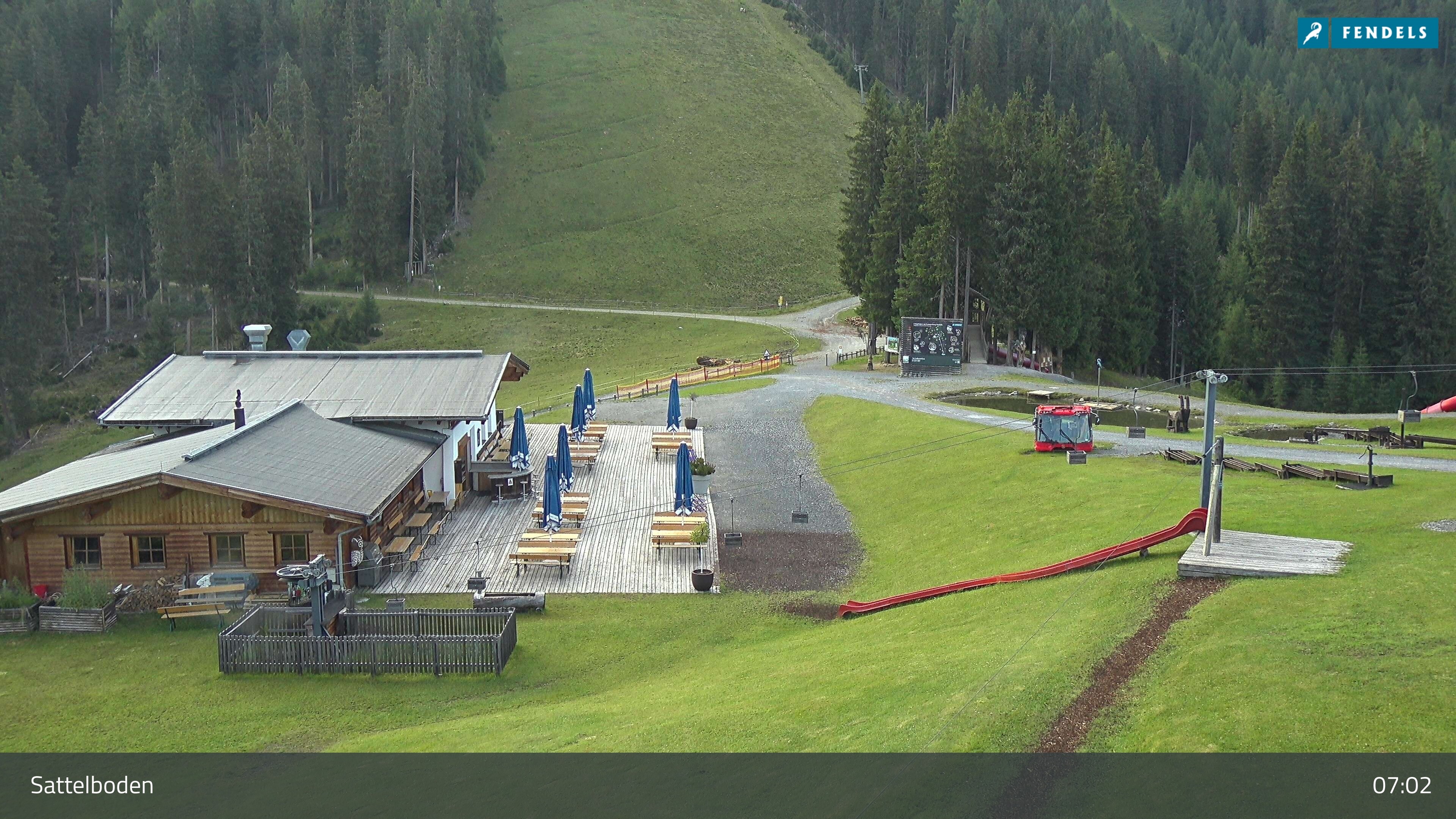Archiv Foto Webcam Sattelboden (1.880m) Fendels