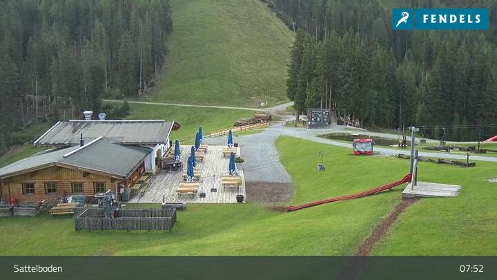 Archiv Foto Webcam Sattelboden (1.880m) Fendels
