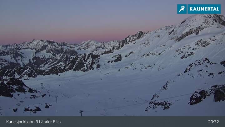 Archived image Webcam Karlesjoch / Kaunertal Glacier