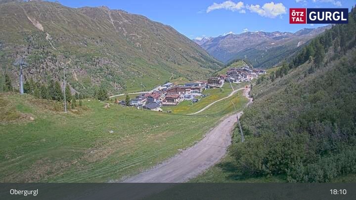 Archiv Foto Webcam Gaisberg, oberhalb von Obergurgl