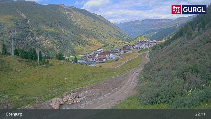 Archiv Foto Webcam Gaisberg, oberhalb von Obergurgl