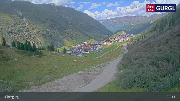 Archiv Foto Webcam Gaisberg, oberhalb von Obergurgl