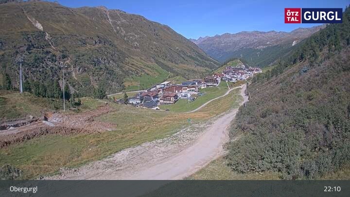 Archiv Foto Webcam Gaisberg, oberhalb von Obergurgl
