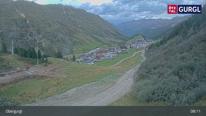 Archiv Foto Webcam Gaisberg, oberhalb von Obergurgl