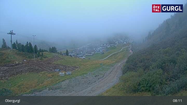 Archiv Foto Webcam Gaisberg, oberhalb von Obergurgl