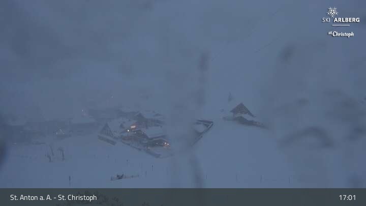 Archiv Foto Webcam St. Christoph am Arlberg
