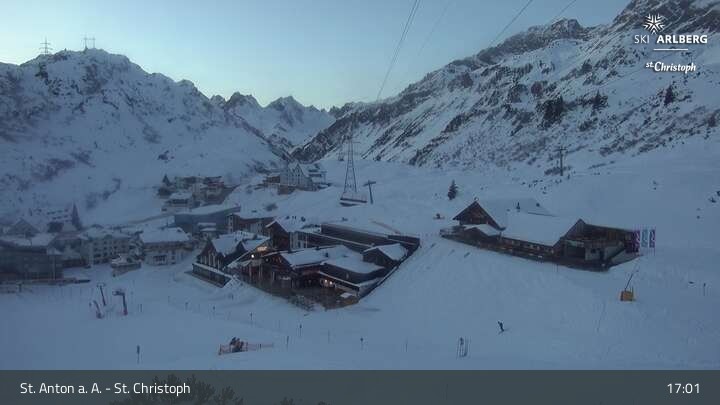 Archiv Foto Webcam St. Christoph am Arlberg