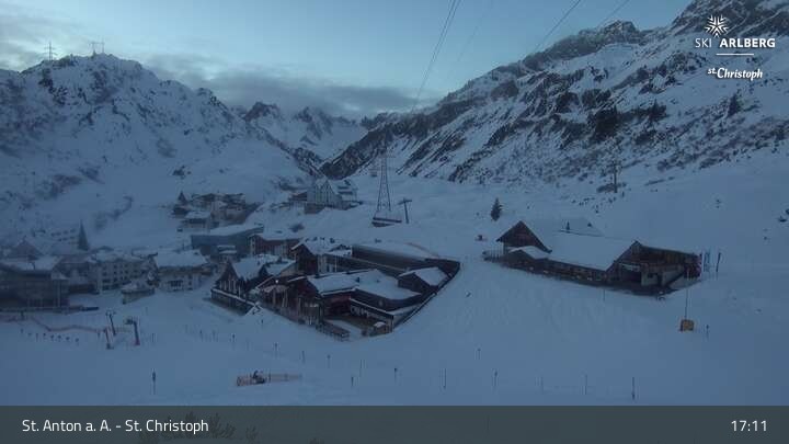 Archiv Foto Webcam St. Christoph am Arlberg