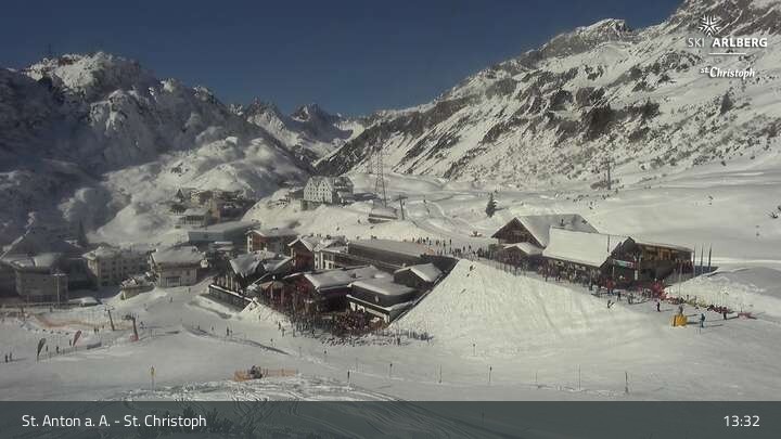 Archiv Foto Webcam St. Christoph am Arlberg