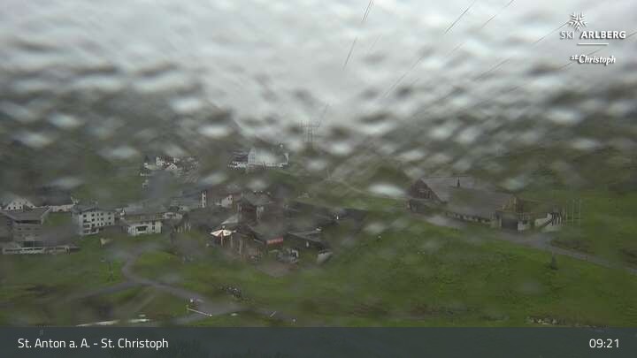 Archiv Foto Webcam St. Christoph am Arlberg