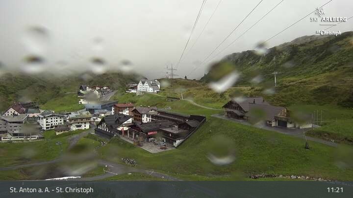 Archiv Foto Webcam St. Christoph am Arlberg