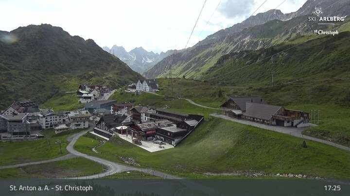 Archiv Foto Webcam St. Christoph am Arlberg