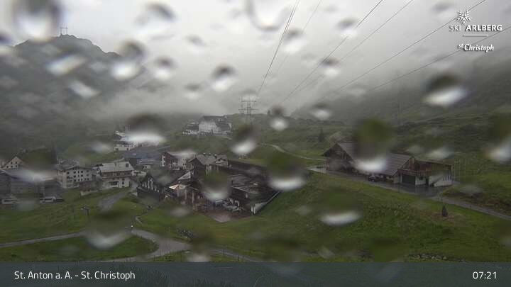 Archiv Foto Webcam St. Christoph am Arlberg