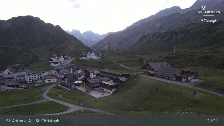 Archiv Foto Webcam St. Christoph am Arlberg