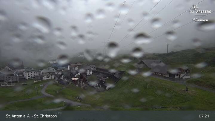 Archived image Webcam St. Christoph (Arlberg mountain)
