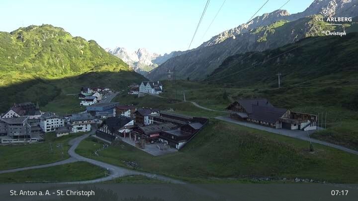 Archiv Foto Webcam St. Christoph am Arlberg