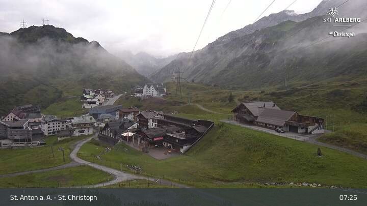 Archiv Foto Webcam St. Christoph am Arlberg