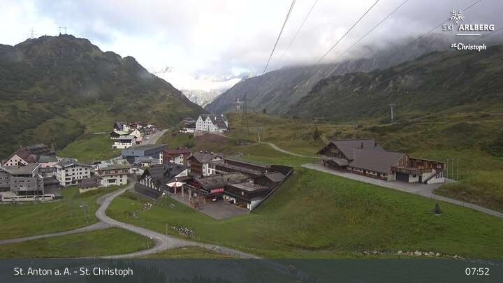 Archiv Foto Webcam St. Christoph am Arlberg