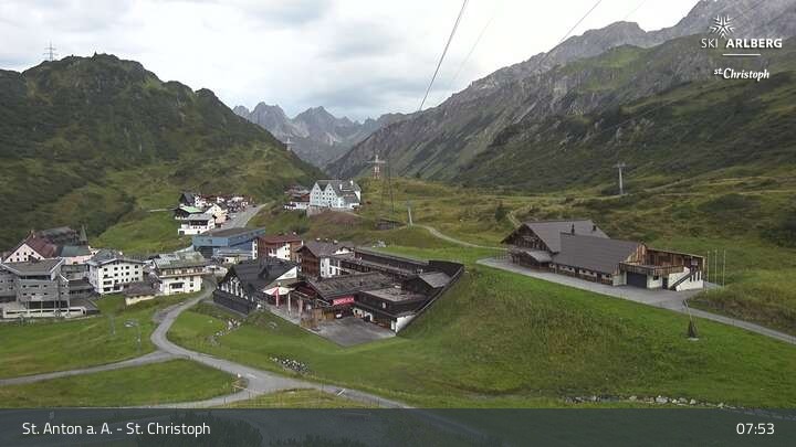 Archiv Foto Webcam St. Christoph am Arlberg