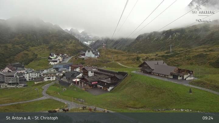 Archiv Foto Webcam St. Christoph am Arlberg