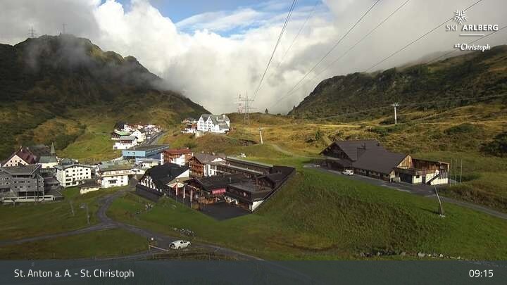 Archived image Webcam St. Christoph (Arlberg mountain)